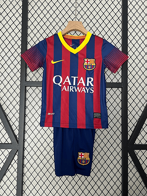 BARCELONA I 13/14 CONJUNTO INFANTIL (RETRO)