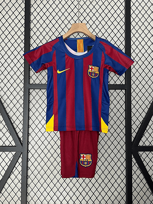 BARCELONA I 05/06 CONJUNTO INFANTIL (RETRO)
