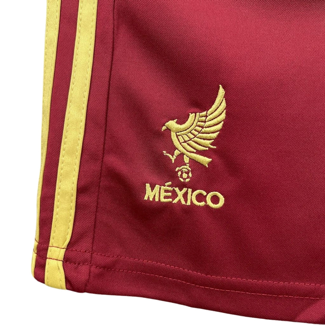 MÉXICO EDICIÓN ESPECIAL DORADO ROJO 25/26 CONJUNTO INFANTIL 3
