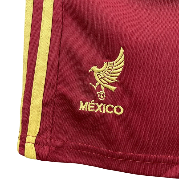 MÉXICO EDICIÓN ESPECIAL DORADO ROJO 25/26 CONJUNTO INFANTIL 3
