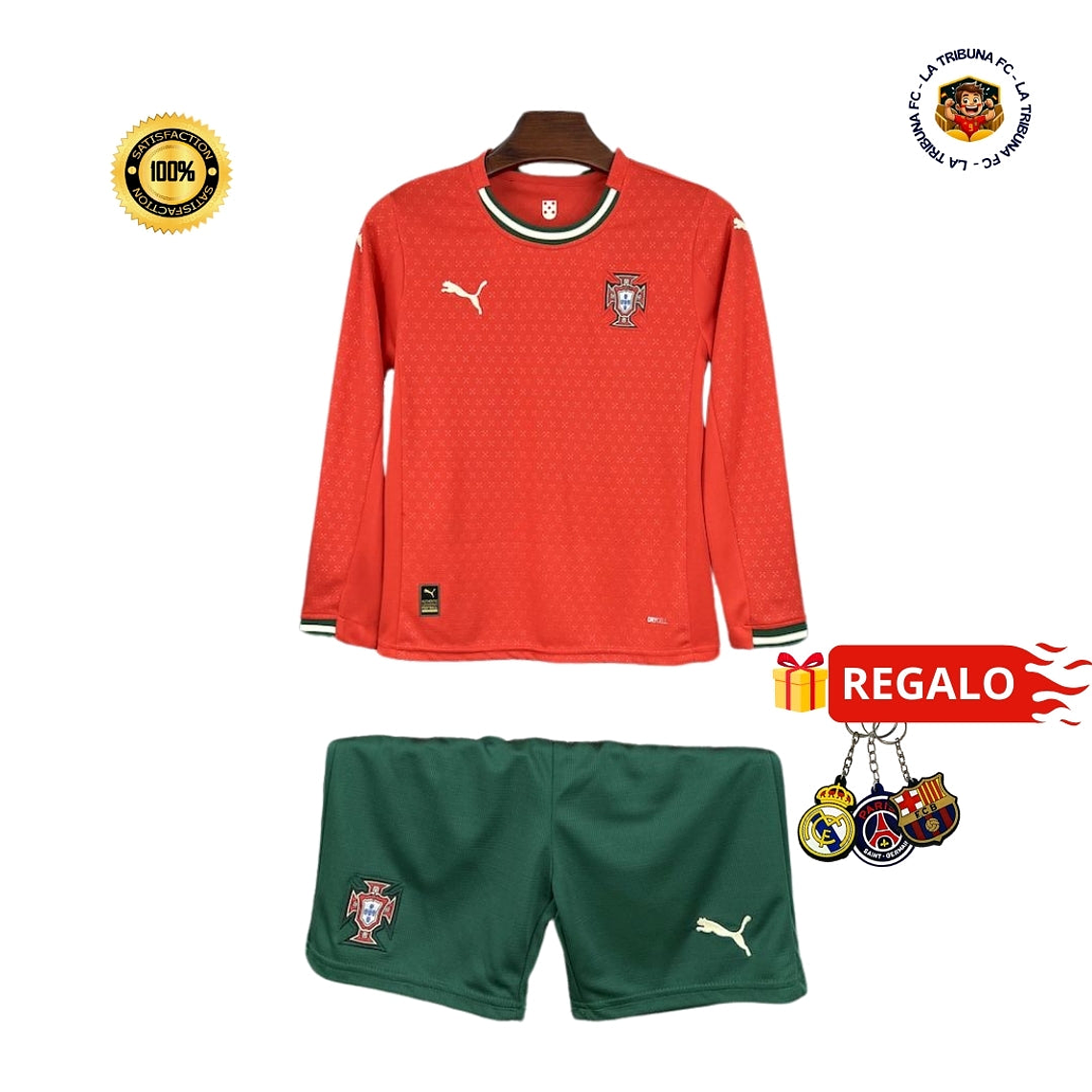 PORTUGAL I 25/26 CONJUNTO INFANTIL (MANGA LARGA) 1