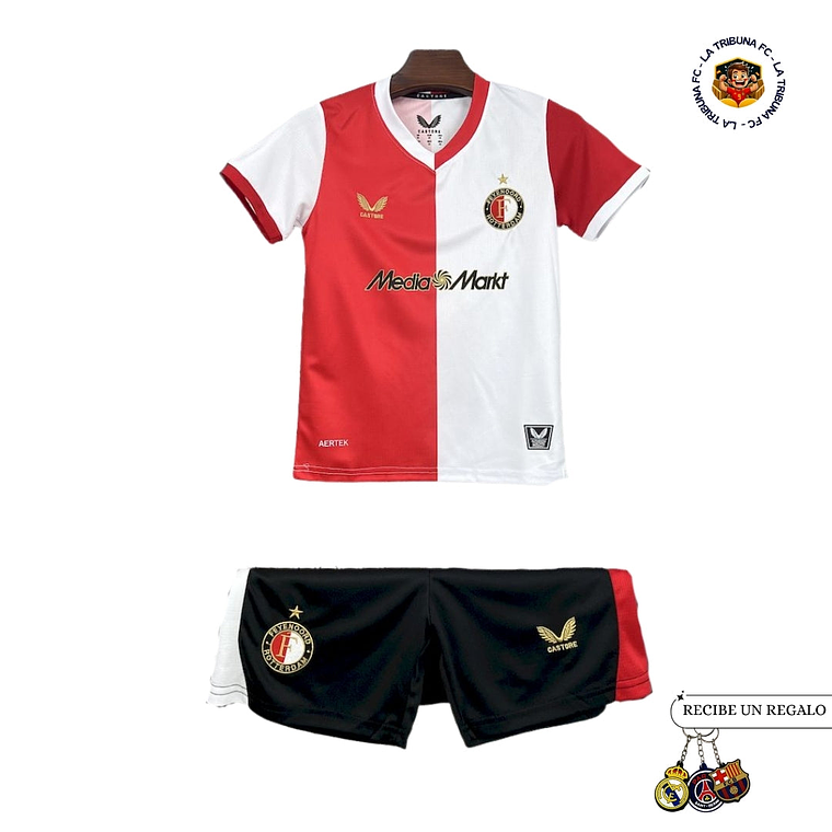 FEYENOORD ROTTERDAM I 25/26 CONJUNTO INFANTIL 1