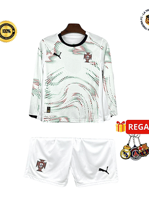 PORTUGAL II 25/26 CONJUNTO INFANTIL (MANGA LARGA)