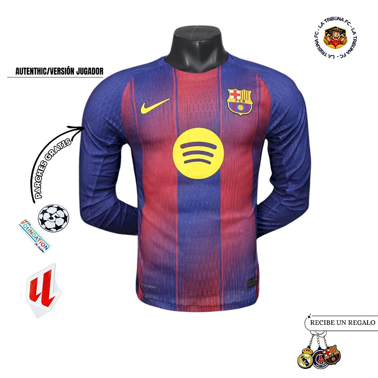 BARCELONA I 25/26 VERSION JUGADOR (MANGA LARGA) 1