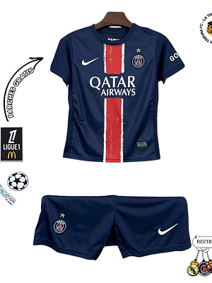 PSG I 24/25 CON ESTRELLA (CONJUNTO INFANTIL)