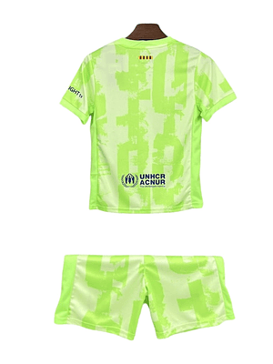 BARCELONA x TRAVIS SCOTT CACTUS JACK VERDE 2025 EDICIÓN LIMITADA CONJUNTO INFANTIL