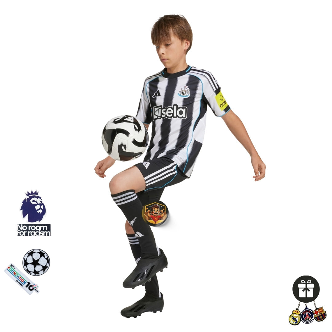 NEWCASTLE UNITED I 25/26 CONJUNTO INFANTIL 1