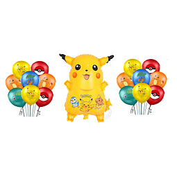 Pack 1 Pikachu + 20 Globos Surtidos