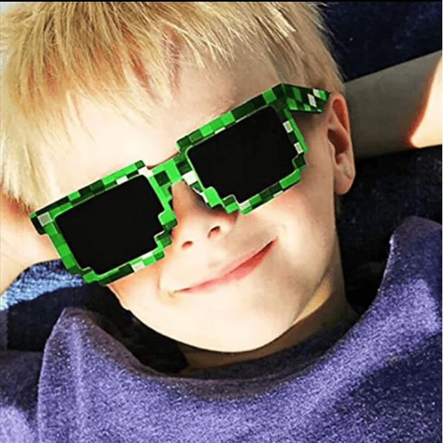 Lentes De Sol UV400 Minecraft Niños
