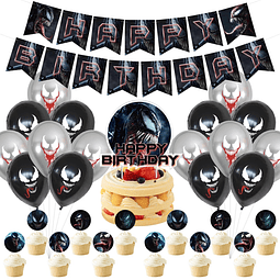 Pack Cumpleaños Venom Marvel