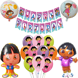 Pack Cumpleaños Dora La Exploradora