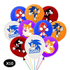 Pack Decoración Cumpleaños Sonic 