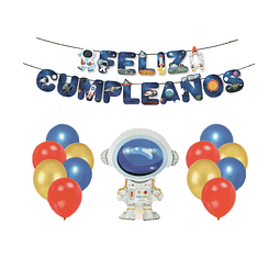 Pack Cumpleaños Astronauta Básico