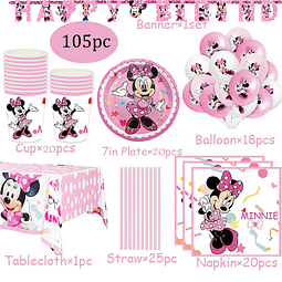 Pack Cotillón Minnie 20 Personas