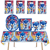 Pack Cotillon Cumpleaños Pelicula Sonic 10 Personas