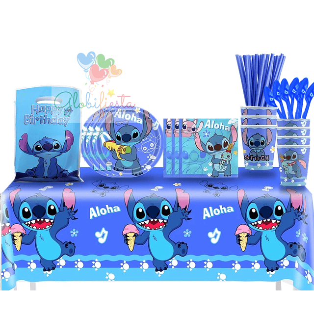 Pack Cotillon Stitch 10 Personas