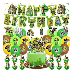 Pack Cumpleaños Shrek/ Fiona/burro