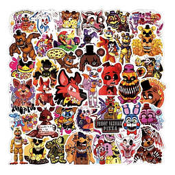 50 Stickers Fnaf Decoracion Sorpresas