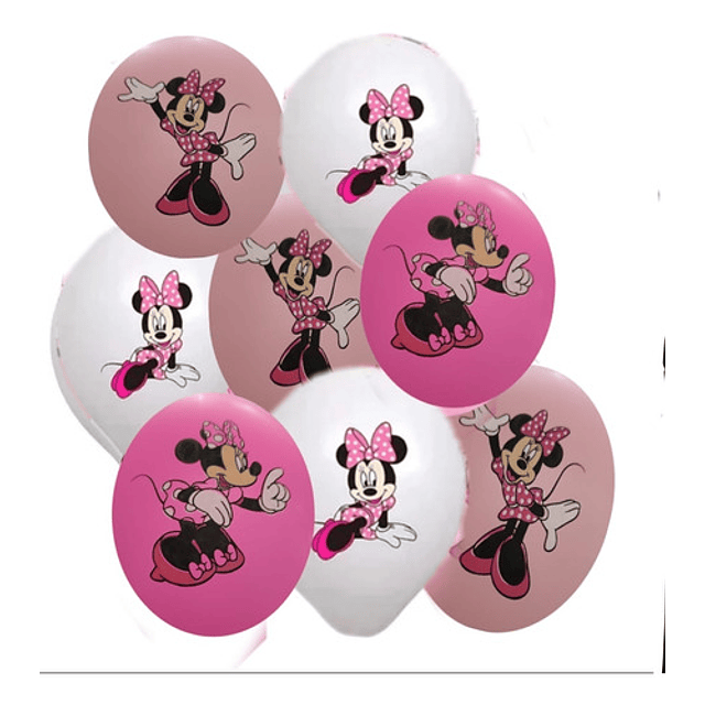 Pack Globos Cumpleaños Minnie+Numero