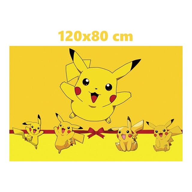 1 Pendon Decorativo Pokemon 120x80 cm