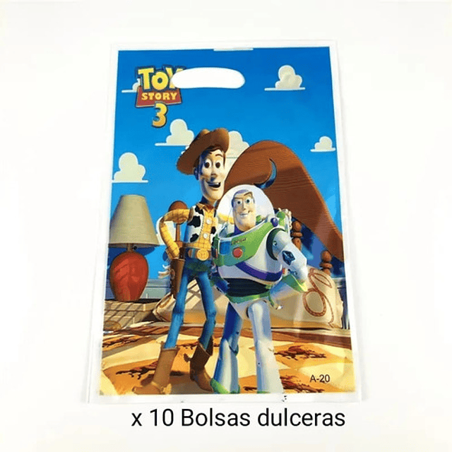 Pack Cotillón Básico Toy Story x10