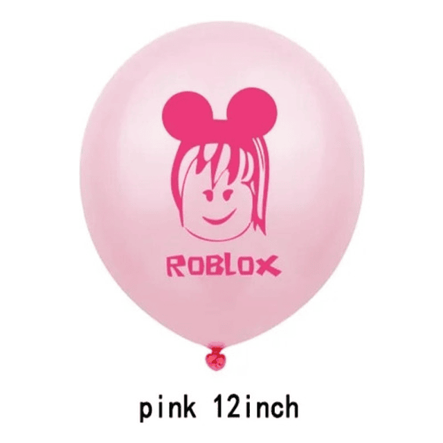 12 Globos Látex Diseños Surtidos Cumpleaños Roblox