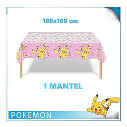 Pack Cotillón Pokemon X10 + 1 Mantel