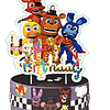 1 Topper Torta Decoracion Cumpleaños - Varios Diseños