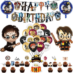 Pack Decoración Cumpleaños Harry Potter