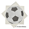 Globi® Pack Globos Cotillon Futbol X10 Personas+topper Torta