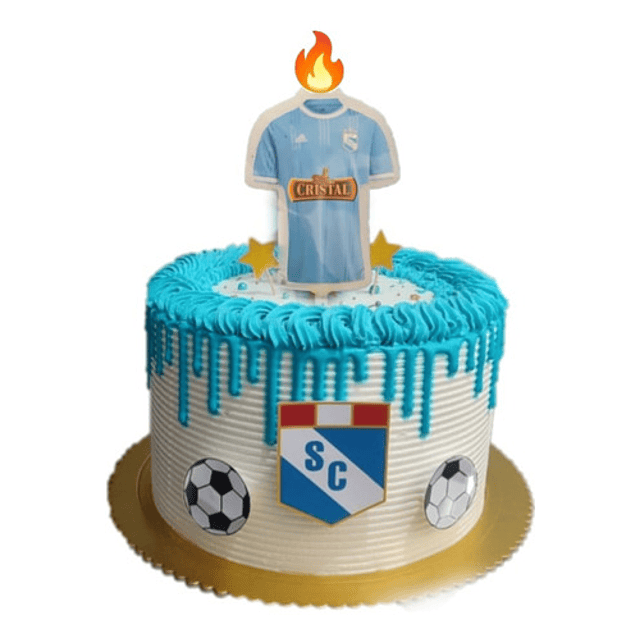 Vela Camiseta Equipo De Fútbol Para Decoración De Torta