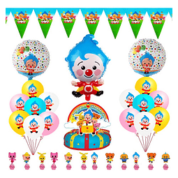 Pack Cumpleaños Payaso Plim Plim