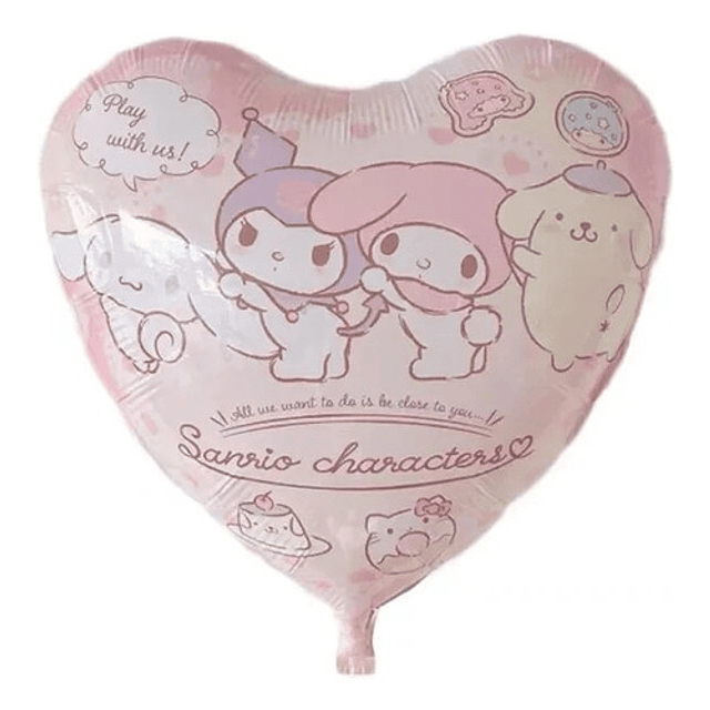 Pack 10 Globos Metalizados Decoración Cinnamoroll