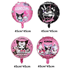 Set 10 Globos Metalizados Kuromi