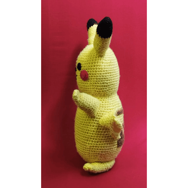 Peluche Pikachu Tejido Foto Real Usado Buen Estado 