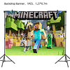 Pendon Minecraft Decorativo Cotillon Cumpleaños Globifiesta