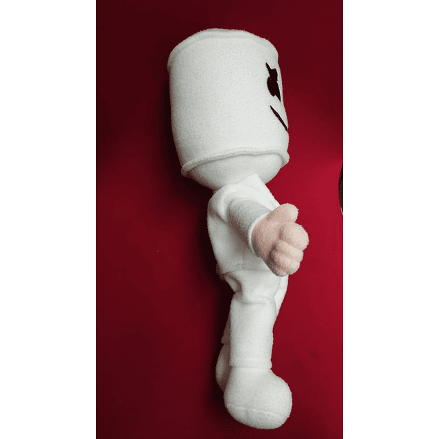 Peluche Marshmello Foto Real Usado Buen Estado