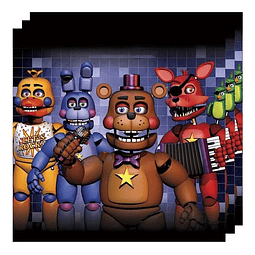 20 Servilletas Fnaf Freddys