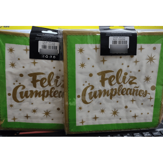 Servilletas Feliz Cumpleaños