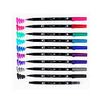 Tombow - Set Dual Brush - 10 Marcadores - Colores Galaxy