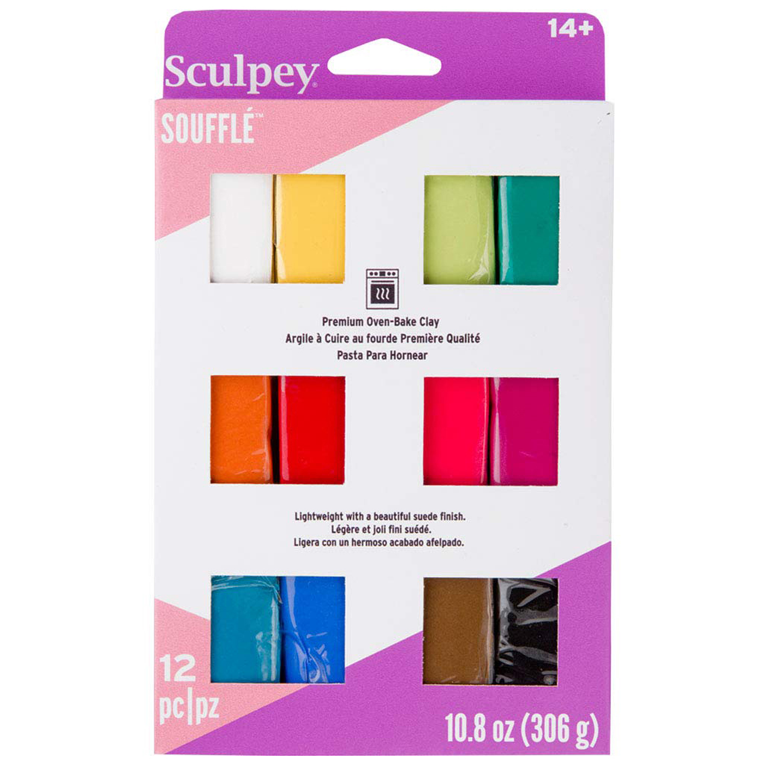 Sculpey - Arcilla Polimerica - Soufflé - 12 Colores (26 GR - 306 GR) 1