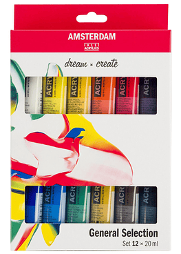 Acrílicos Amsterdam - Set 12 Series General - 20ml