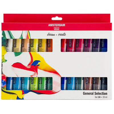 Amsterdam - Acrilicos 24 Colores - 20ml