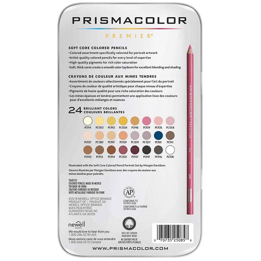 Prismacolor Premier - Set 24 Lápices de Colores - Retrato (Tonos Piel).