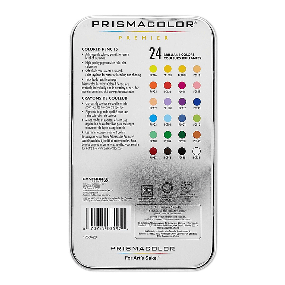 Prismacolor Premier - Set 24 Lápices de Colores.