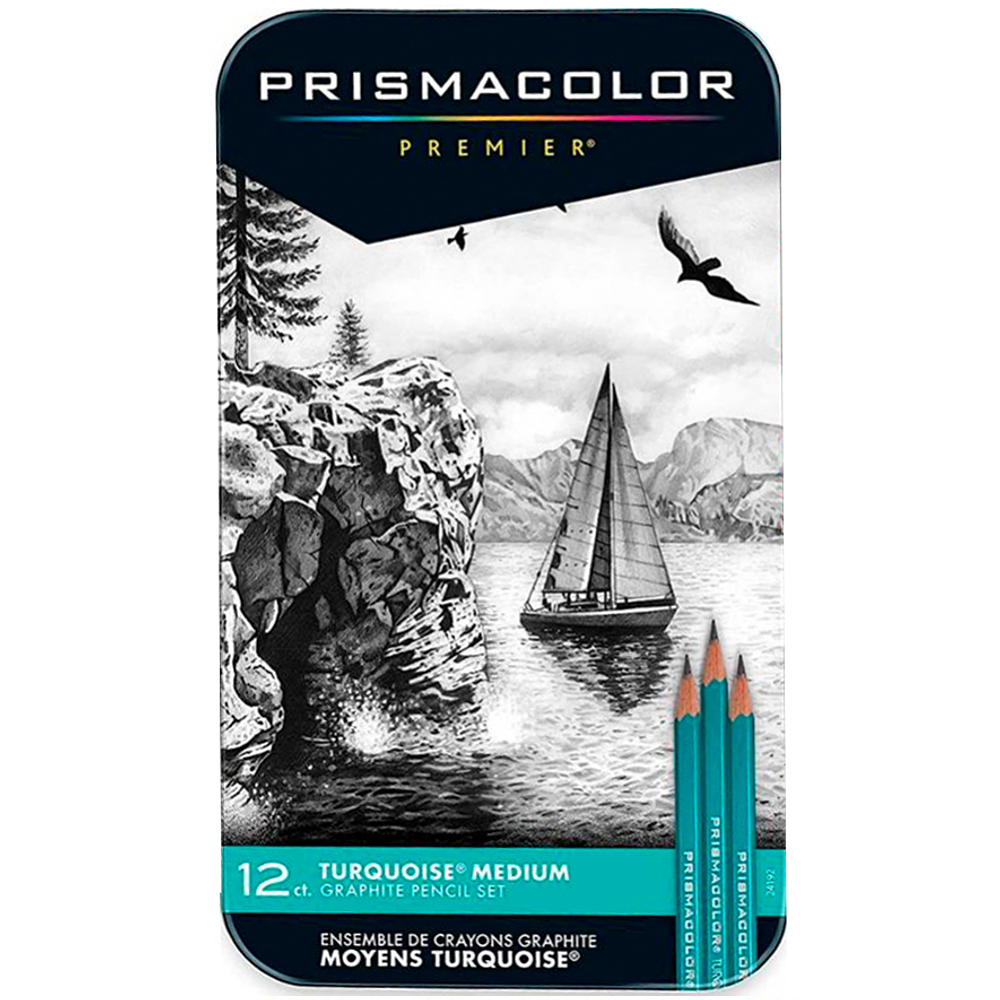 Prismacolor Premier - Set 12 Lápices Grafito Medios.