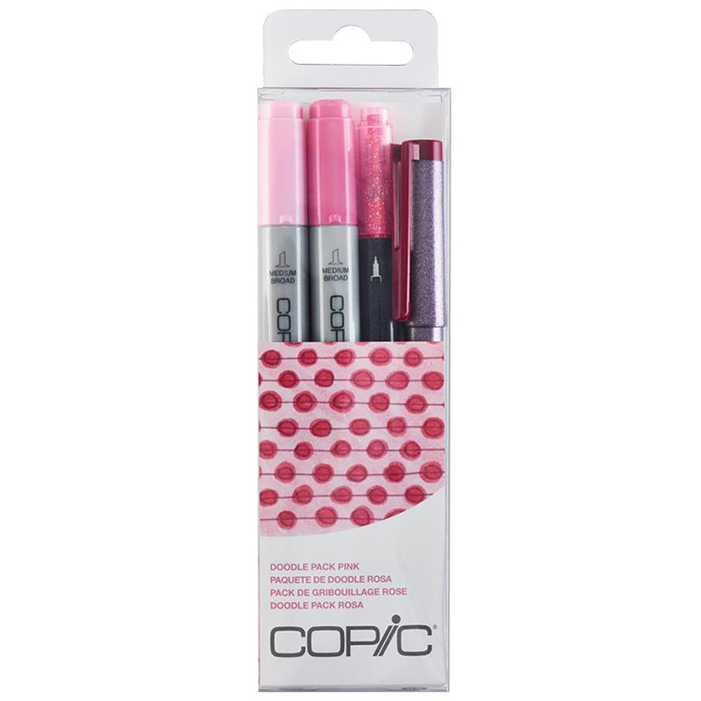 Set Copic Ciao - 4 Lápices Doodle Colores Rosados