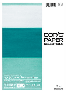 Copic Paper Selections - Custom Paper - A4 (21-x-29,7-cm) - 150 Gr- 20 Hjs