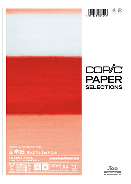 Copic Paper Selections - Thick-Marker Paper - A4 (21-x-29,7-cm) - 186,7 Gr - 20 Hjs