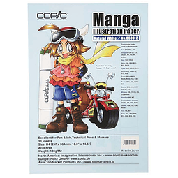 Copic Papel Manga Illustration - Natural White - B4 (25-x-35,3cm) - 130 Gr - 130 Hjs